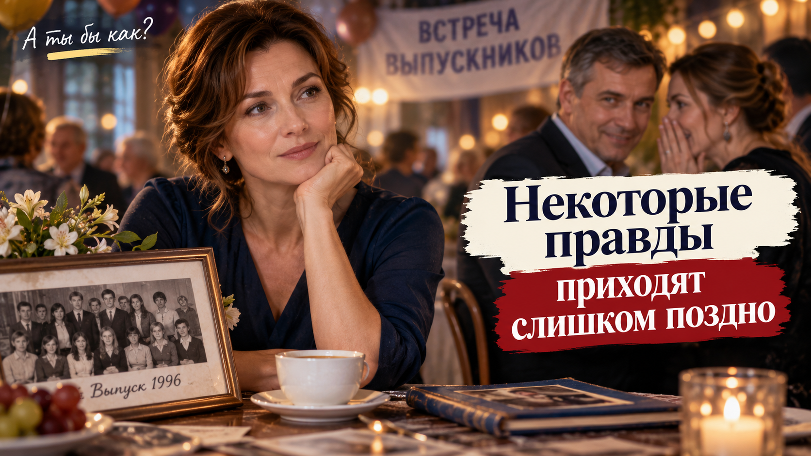На встрече выпускников незнакомка спросила: «Олег всё-таки рассказал тебе, почему ушёл?»